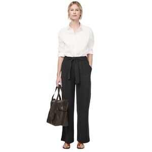 Lululemon Noir Wide Leg Waist Tie Pant